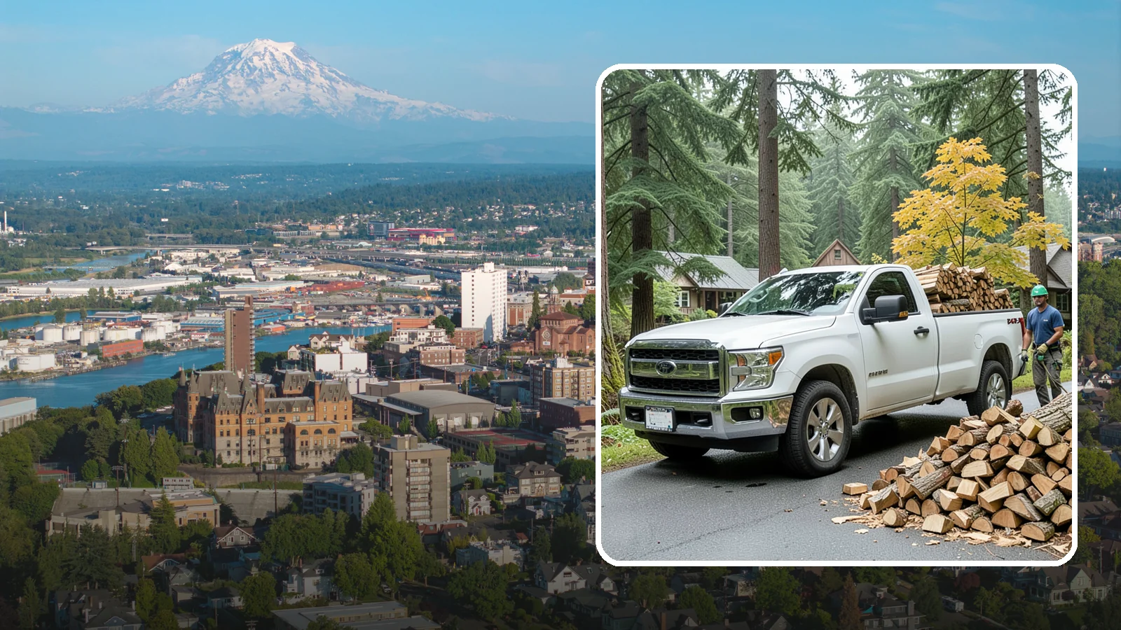 Holiday Firewood Delivery in Tacoma, Pierce County, WA - We deliver dry wood around the holidays so your gatherings stay warm and your fires burn bright.