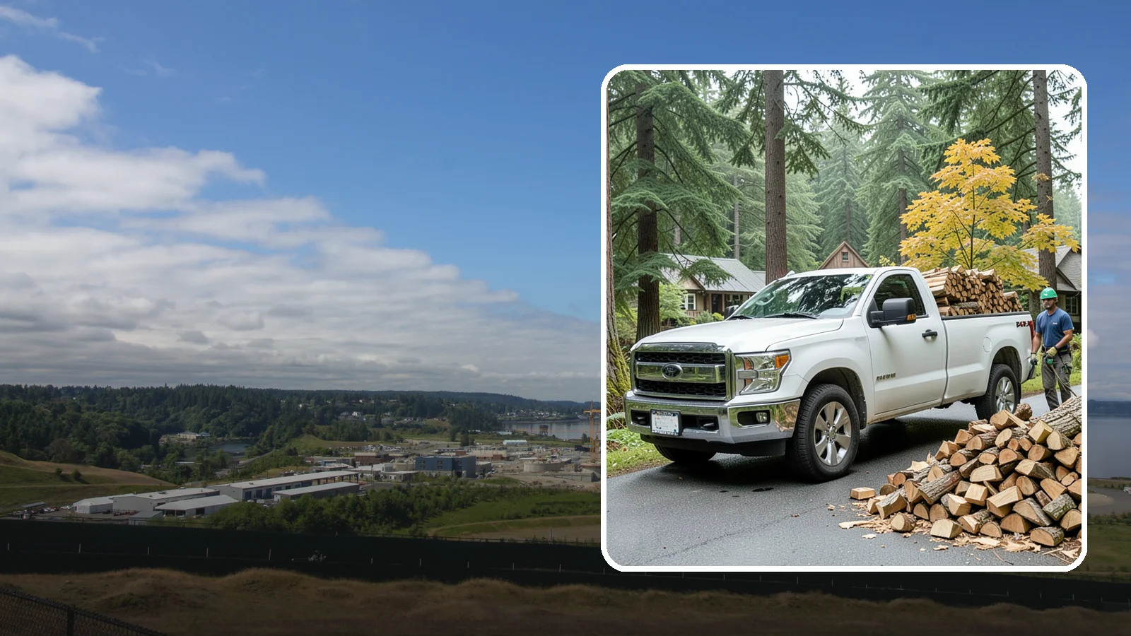 Holiday Firewood Delivery in University Place, Pierce County, WA - We deliver dry wood around the holidays so your gatherings stay warm and your fires burn bright.