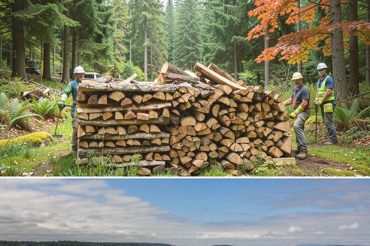 Holiday Firewood Delivery in University Place, Pierce County, WA - Late fall through the winter holidays is the window, so booking ahead of the busy calendar secures your date.