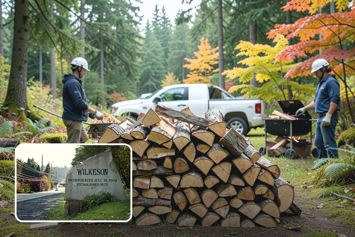 Holiday Firewood Delivery in Wilkeson, Pierce County, WA - Keeps you stocked through a high-use season