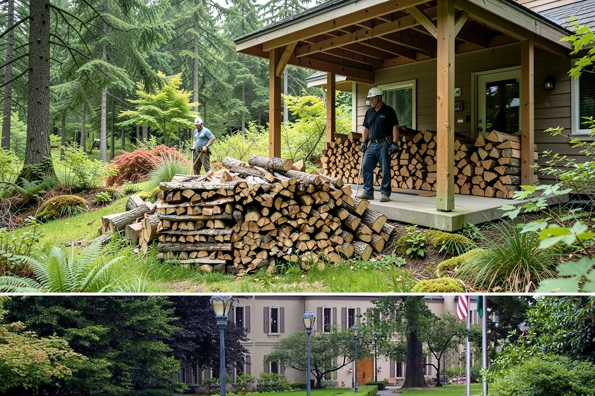 Holiday Firewood Delivery in Woodinville, King County, WA - Late fall through the winter holidays is the window, so booking ahead of the busy calendar secures your date.