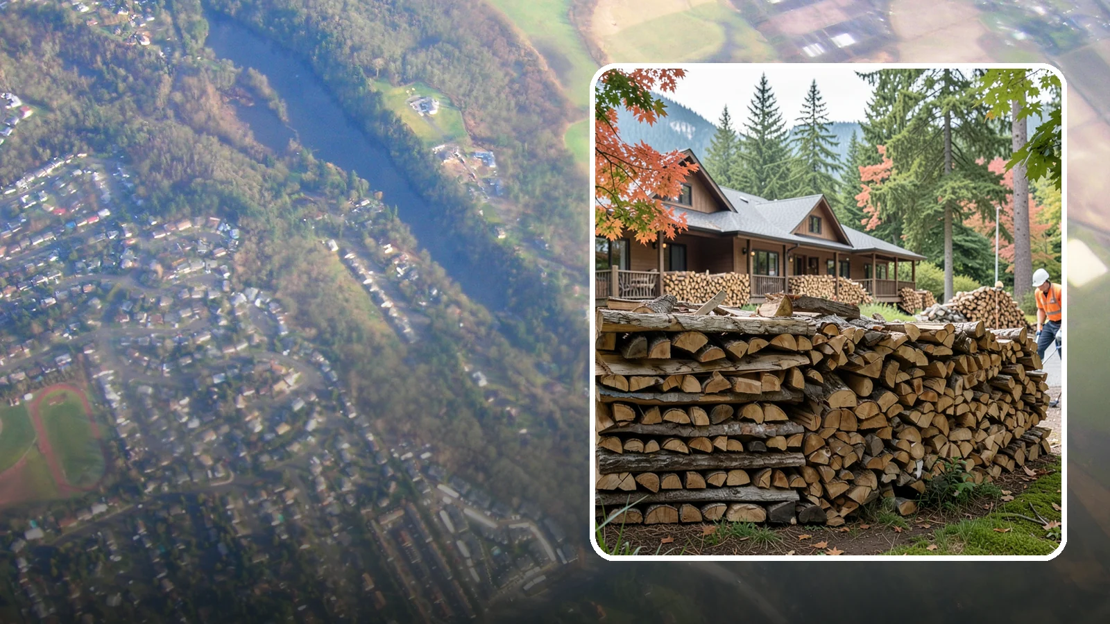 Hotel Firewood in Algona, King County, WA - We keep Pacific Northwest hotels stocked with seasoned firewood for lobby fireplaces, patios, and guest fire features.