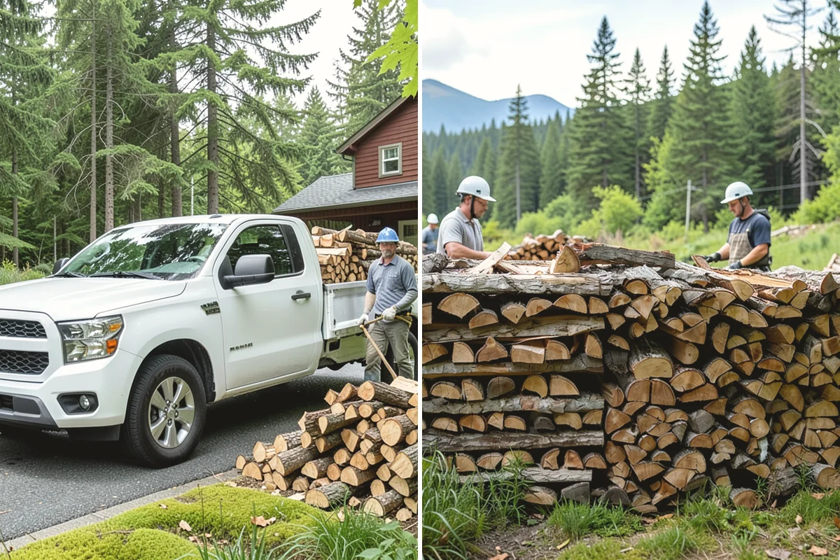 Hotel Firewood in Anacortes, Skagit County, WA - Identify each fireplace and fire feature on-site