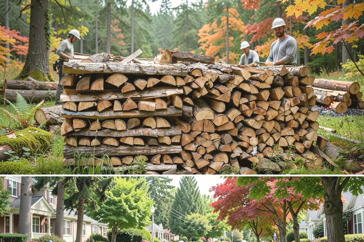 Hotel Firewood in Beaux Arts Village, King County, WA - Boost supply for the fall and winter months when lobby and patio fires run daily.