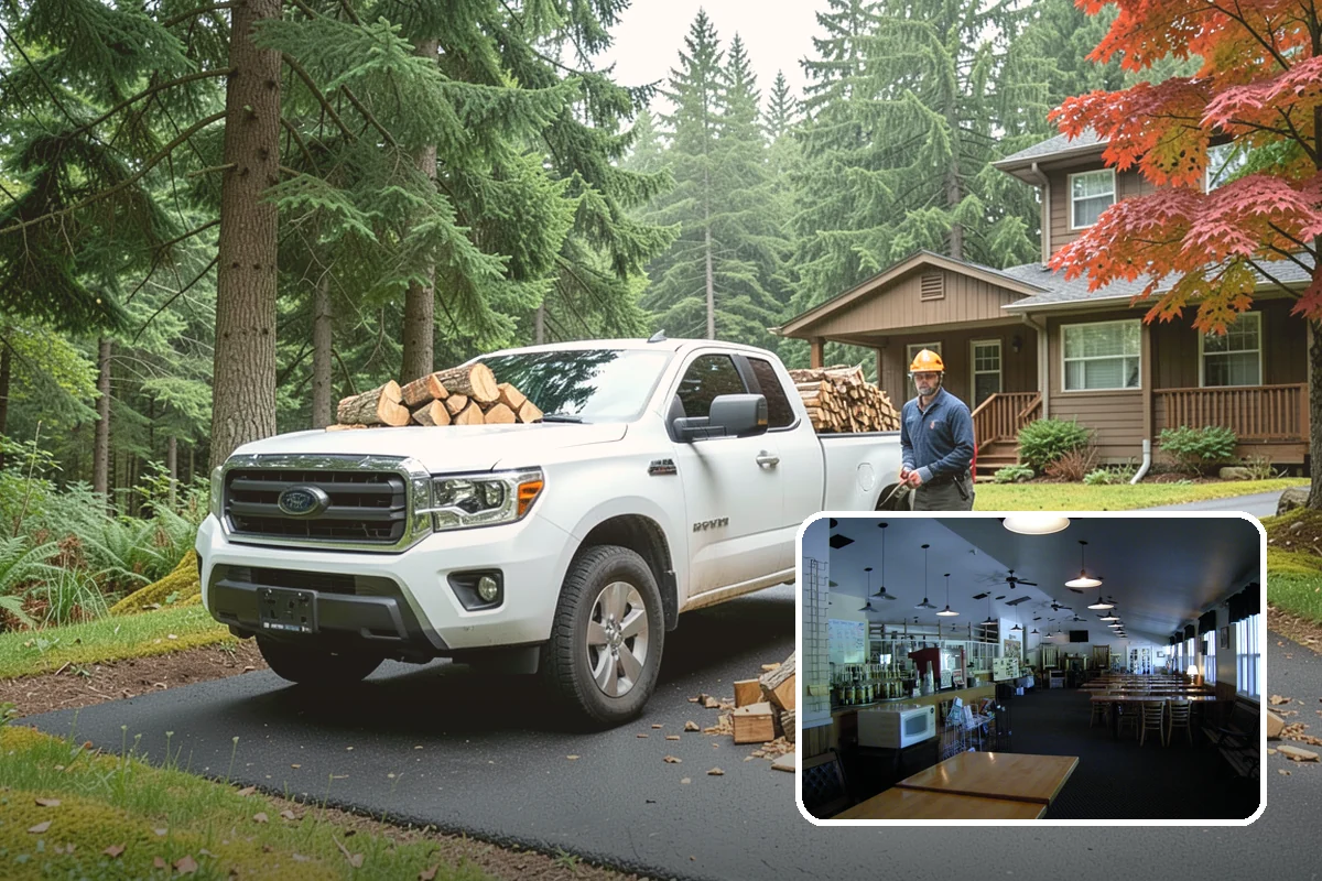 Hotel Firewood in Black Diamond, King County, WA - Dry wood that keeps lobby and patio fires inviting