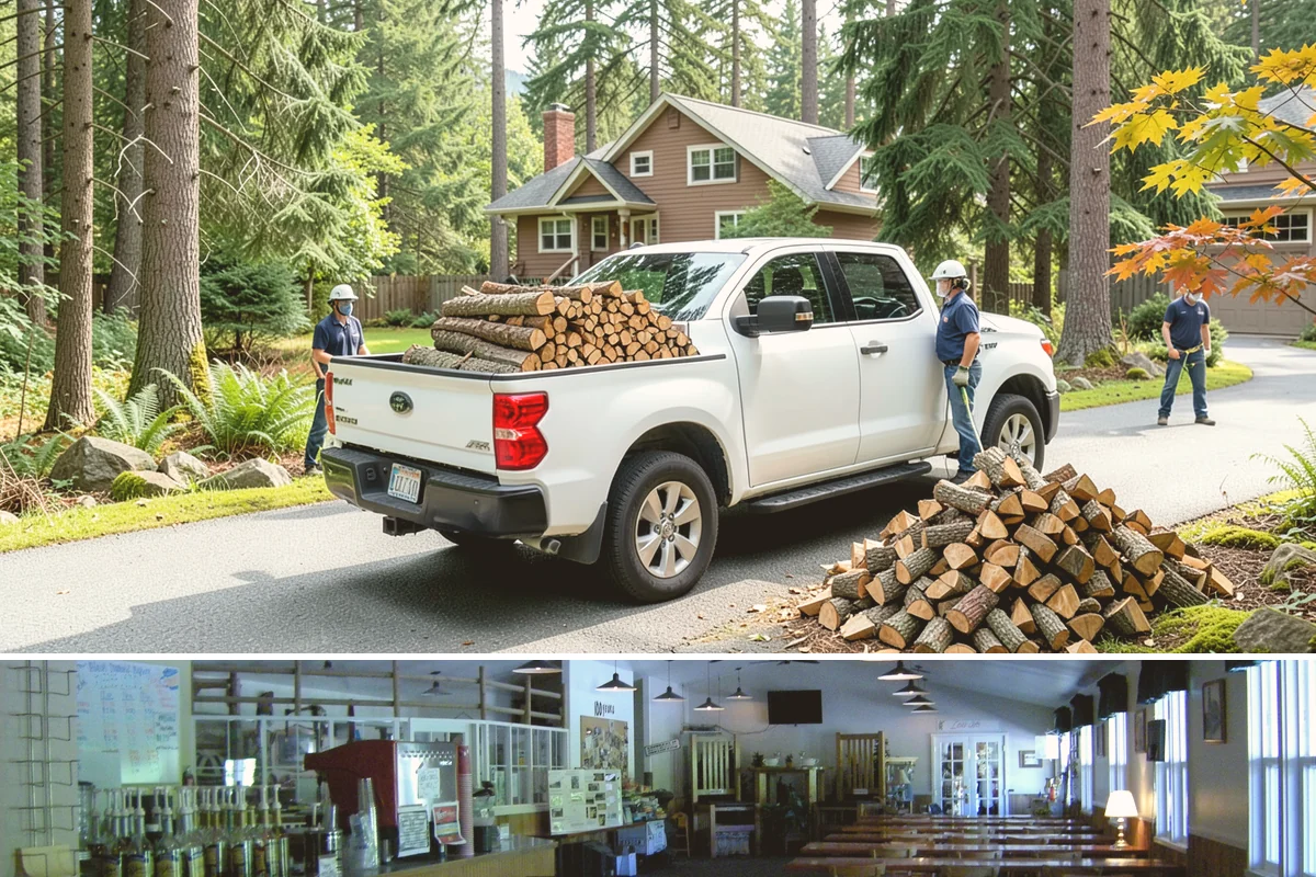 Hotel Firewood in Black Diamond, King County, WA - Boost supply for the fall and winter months when lobby and patio fires run daily.