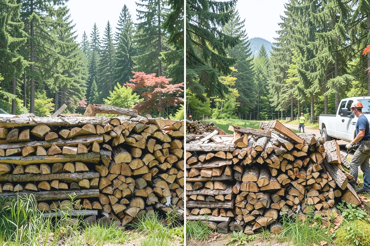 Hotel Firewood in Bonney Lake, Pierce County, WA - Identify each fireplace and fire feature on-site