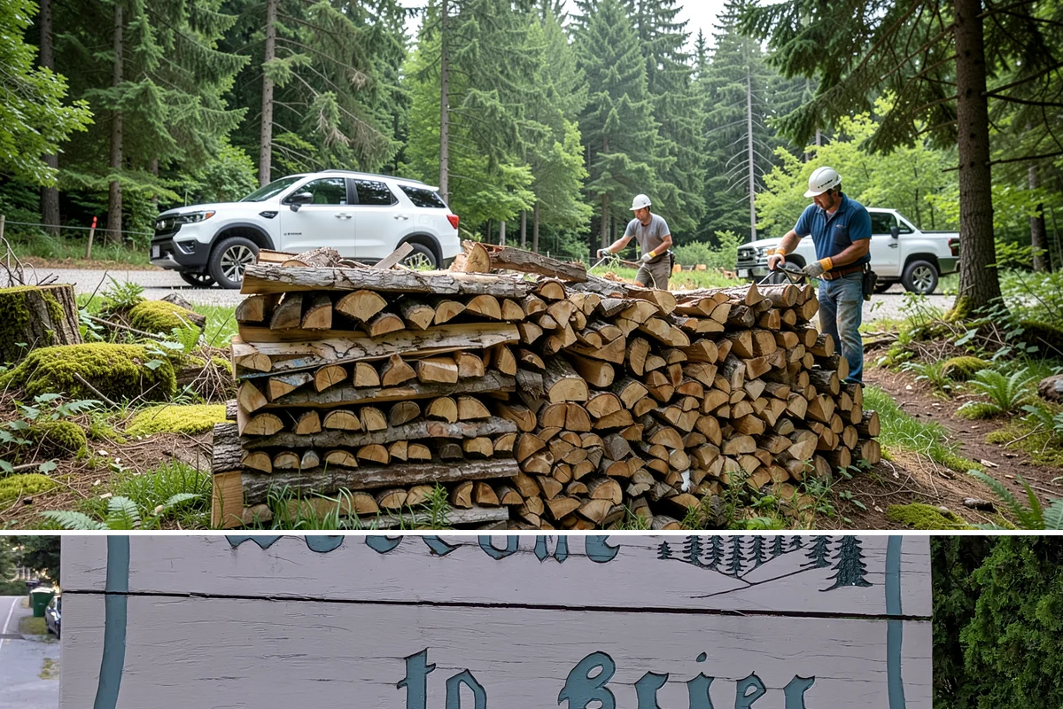 Hotel Firewood in Brier, Snohomish County, WA - Boost supply for the fall and winter months when lobby and patio fires run daily.