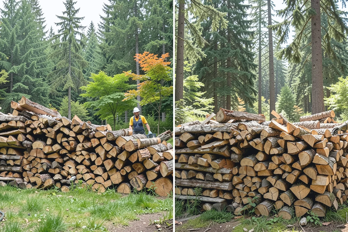 Hotel Firewood in Buckley, Pierce County, WA - Identify each fireplace and fire feature on-site
