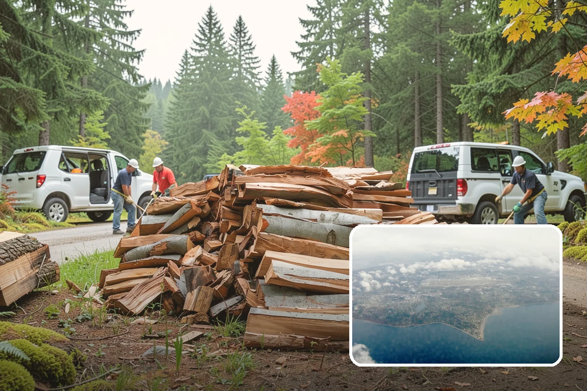 Hotel Firewood in Burien, King County, WA - Dry wood that keeps lobby and patio fires inviting