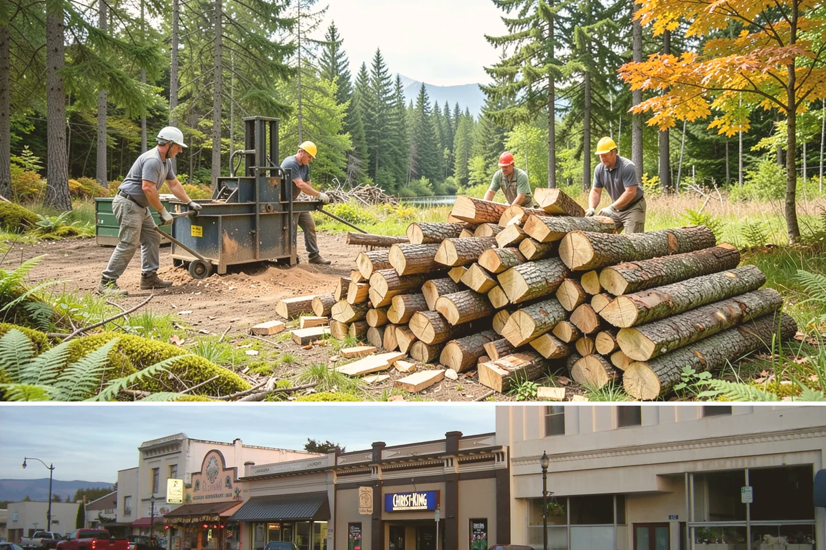 Hotel Firewood in Burlington, Skagit County, WA - Boost supply for the fall and winter months when lobby and patio fires run daily.