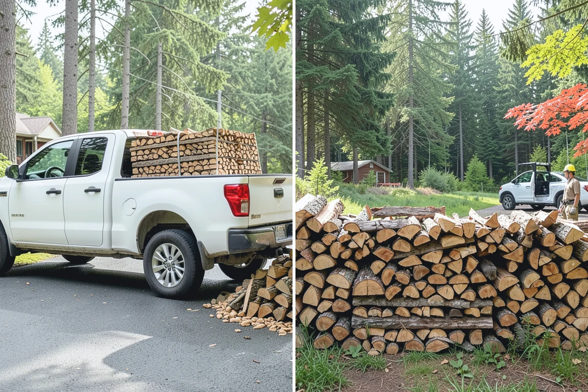 Hotel Firewood in Coupeville, Island County, WA - Identify each fireplace and fire feature on-site