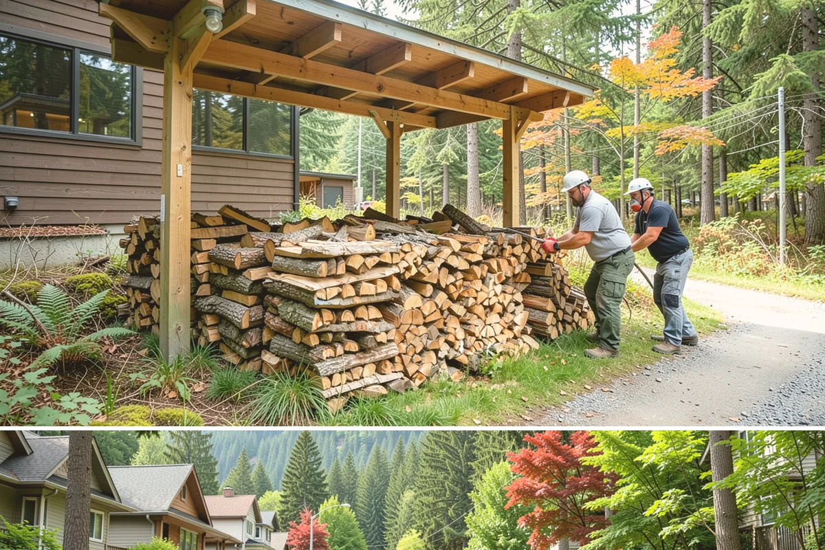 Hotel Firewood in Darrington, WA - Boost supply for the fall and winter months when lobby and patio fires run daily.