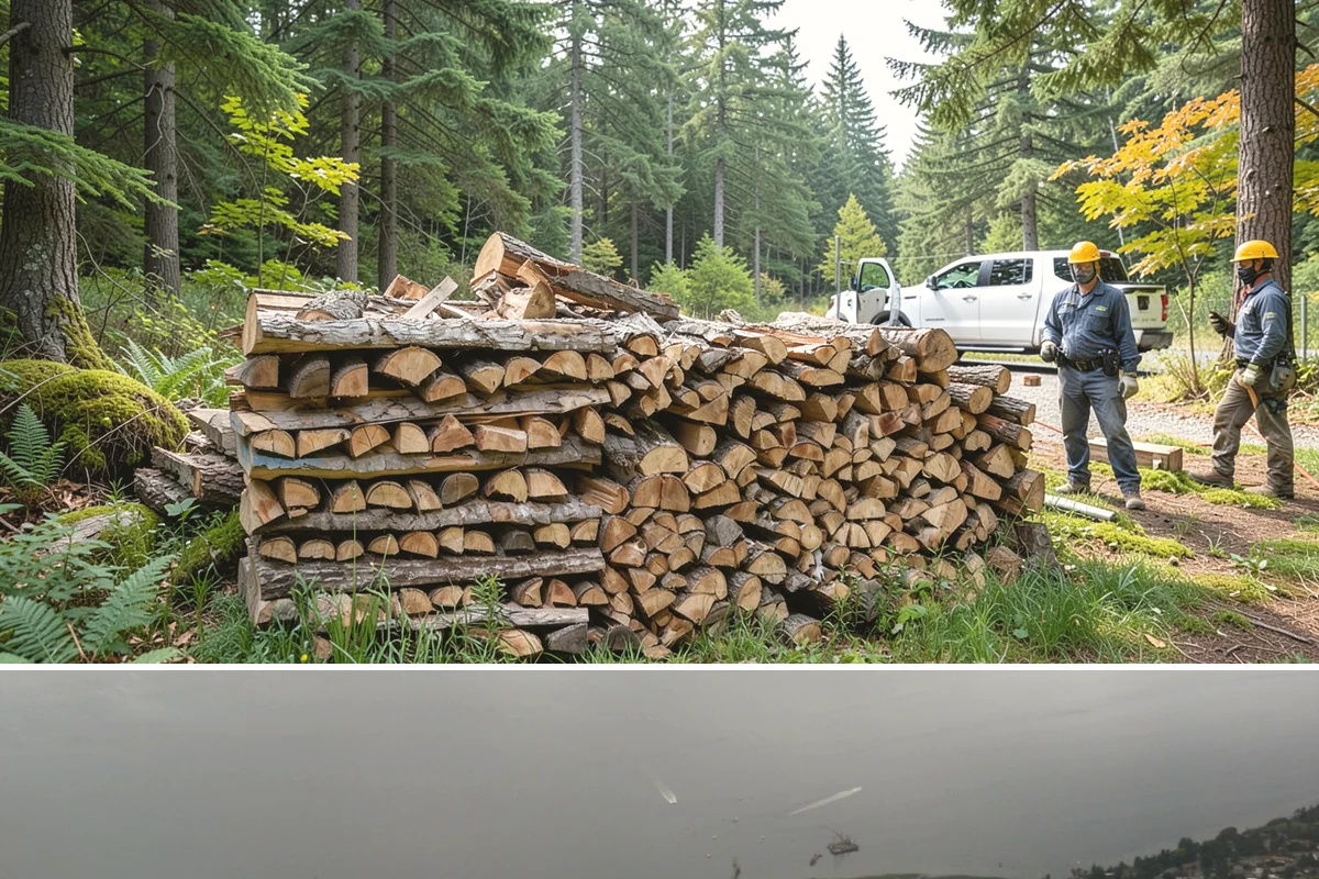 Hotel Firewood in Des Moines, King County, WA - Boost supply for the fall and winter months when lobby and patio fires run daily.