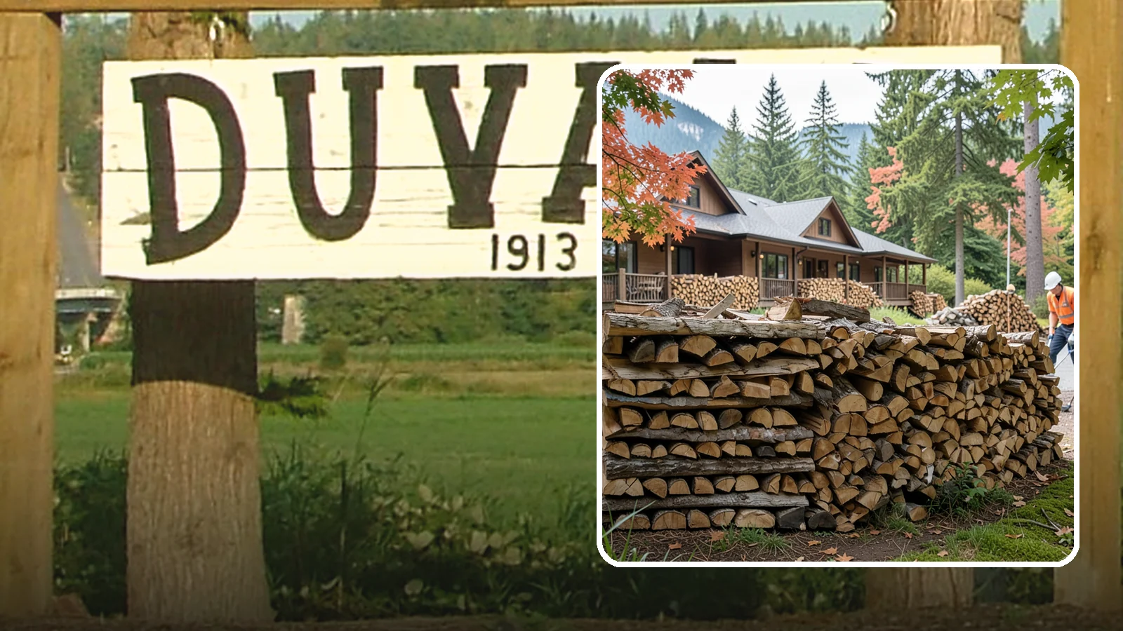 Hotel Firewood in Duvall, King County, WA - We keep Pacific Northwest hotels stocked with seasoned firewood for lobby fireplaces, patios, and guest fire features.