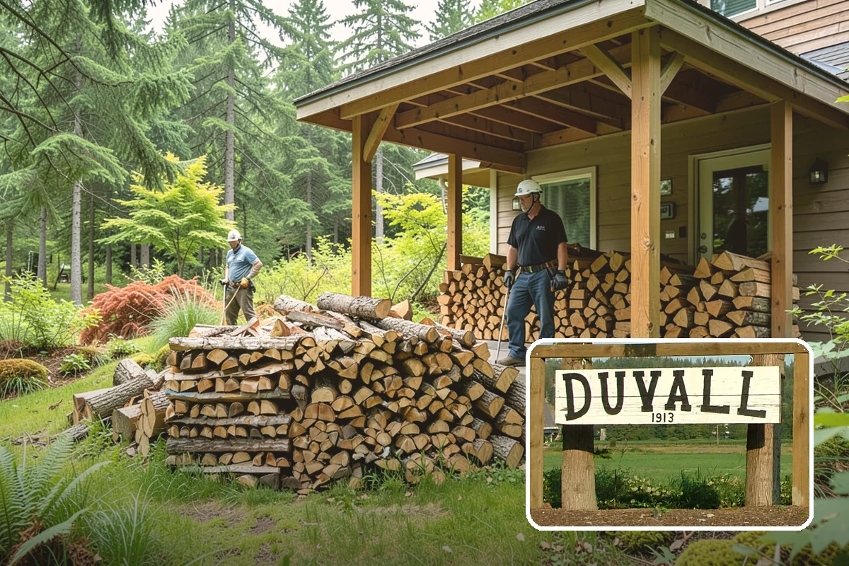 Hotel Firewood in Duvall, King County, WA - Dry wood that keeps lobby and patio fires inviting