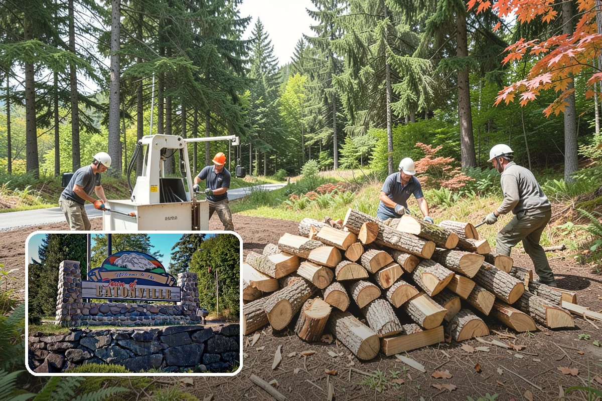 Hotel Firewood in Eatonville, Pierce County, WA - Dry wood that keeps lobby and patio fires inviting