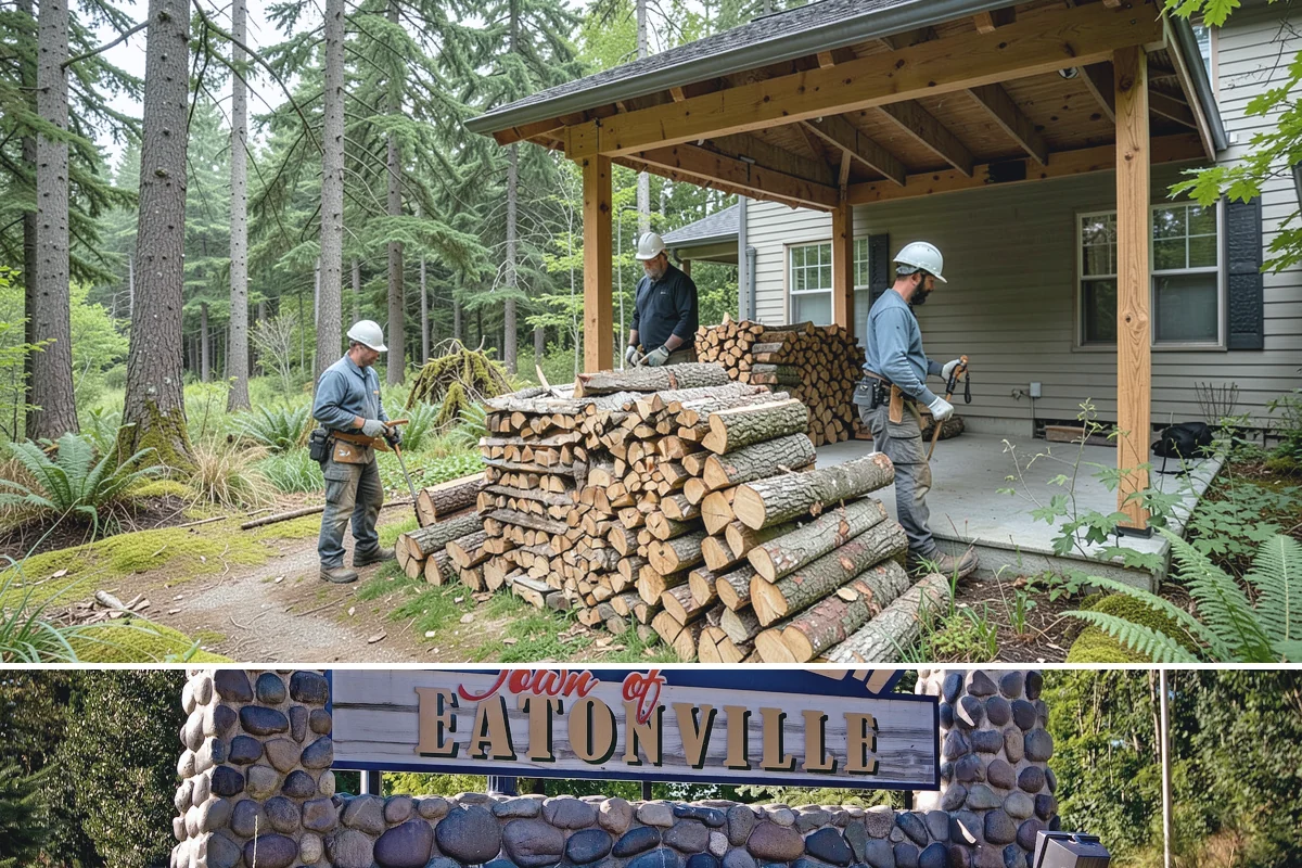 Hotel Firewood in Eatonville, Pierce County, WA - Boost supply for the fall and winter months when lobby and patio fires run daily.