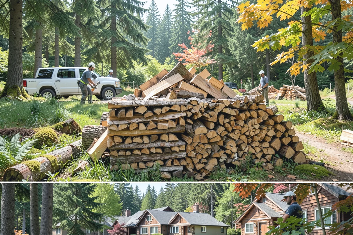 Hotel Firewood in Edgewood, WA - Boost supply for the fall and winter months when lobby and patio fires run daily.
