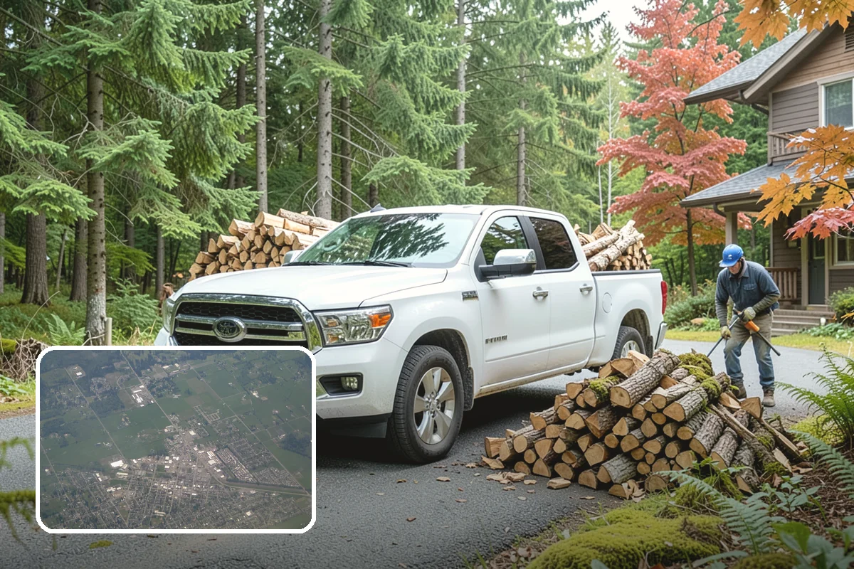 Hotel Firewood in Enumclaw, King County, WA - Dry wood that keeps lobby and patio fires inviting