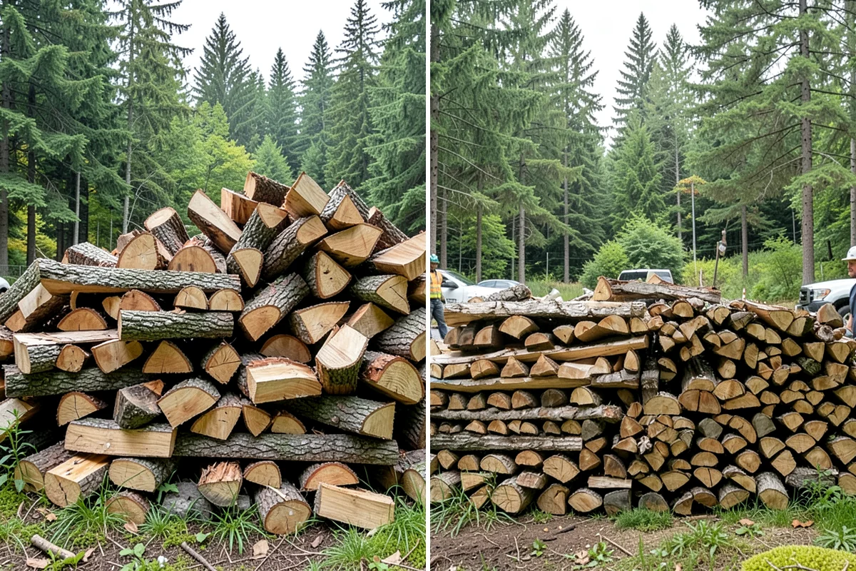 Hotel Firewood in Enumclaw, King County, WA - Identify each fireplace and fire feature on-site