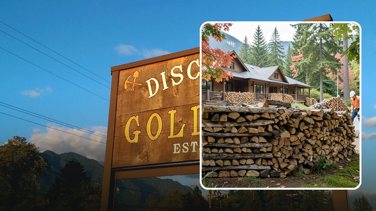 Hotel Firewood in Gold Bar, Snohomish County, WA - We keep Pacific Northwest hotels stocked with seasoned firewood for lobby fireplaces, patios, and guest fire features.
