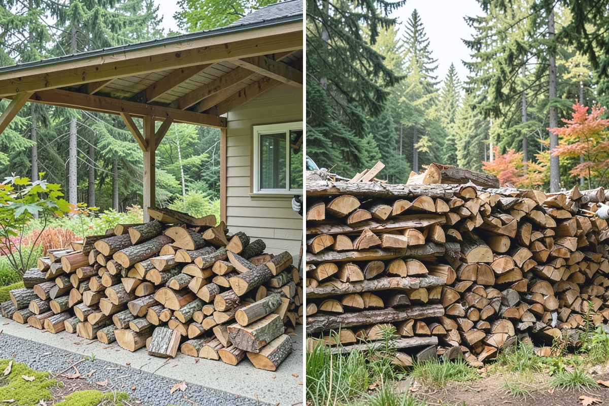 Hotel Firewood in Gold Bar, Snohomish County, WA - Identify each fireplace and fire feature on-site