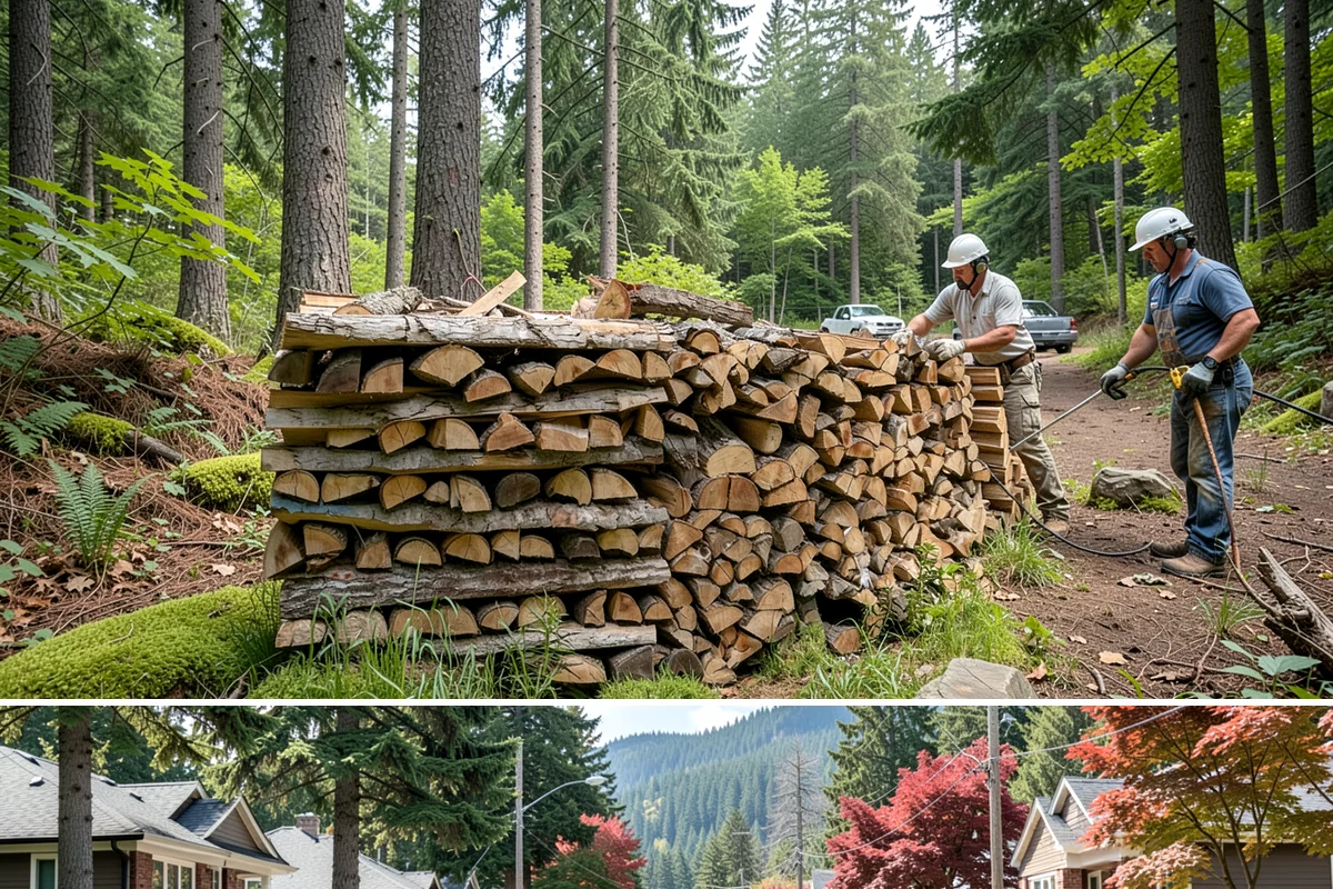 Hotel Firewood in Hunts Point, King County, WA - Boost supply for the fall and winter months when lobby and patio fires run daily.