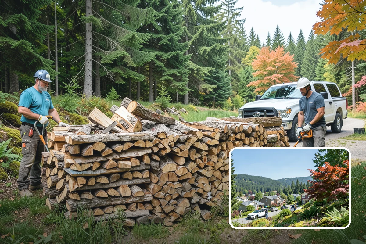 Hotel Firewood in Index, Snohomish County, WA - Dry wood that keeps lobby and patio fires inviting