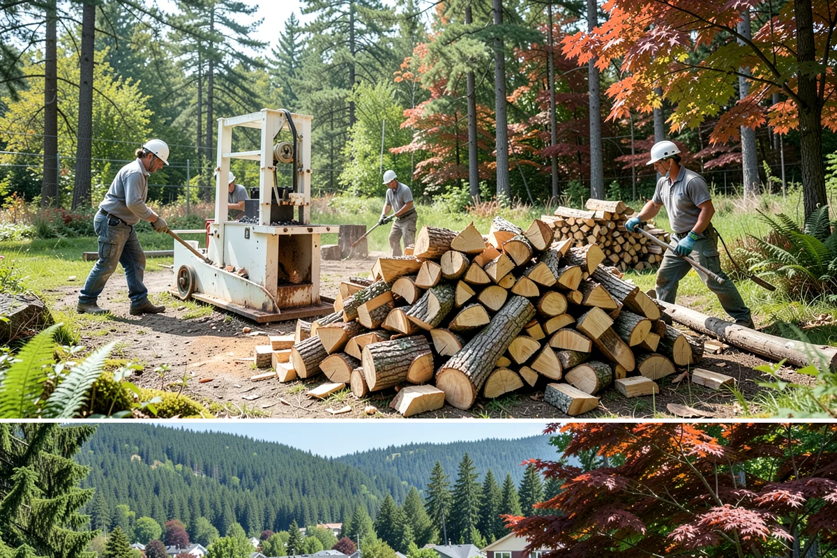 Hotel Firewood in Index, Snohomish County, WA - Boost supply for the fall and winter months when lobby and patio fires run daily.