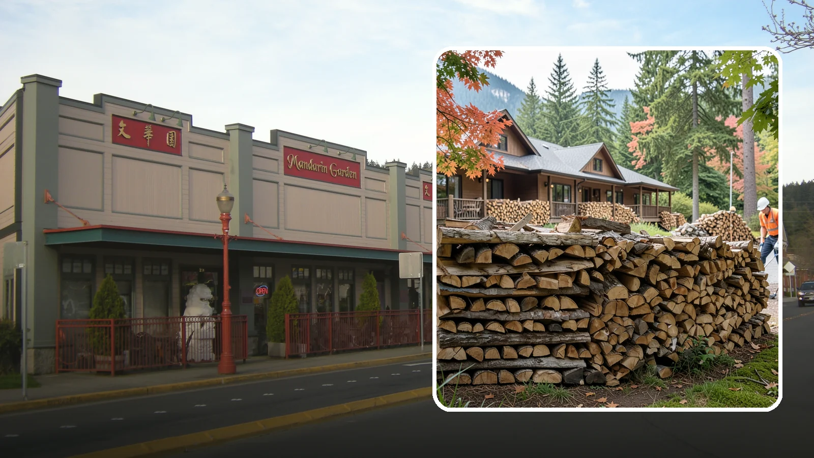 Hotel Firewood in Issaquah, King County, WA - We keep Pacific Northwest hotels stocked with seasoned firewood for lobby fireplaces, patios, and guest fire features.