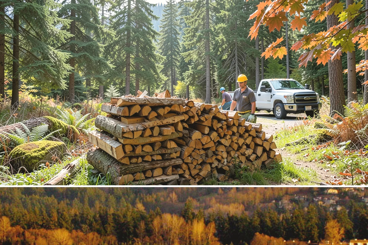Hotel Firewood in Kenmore, King County, WA - Boost supply for the fall and winter months when lobby and patio fires run daily.