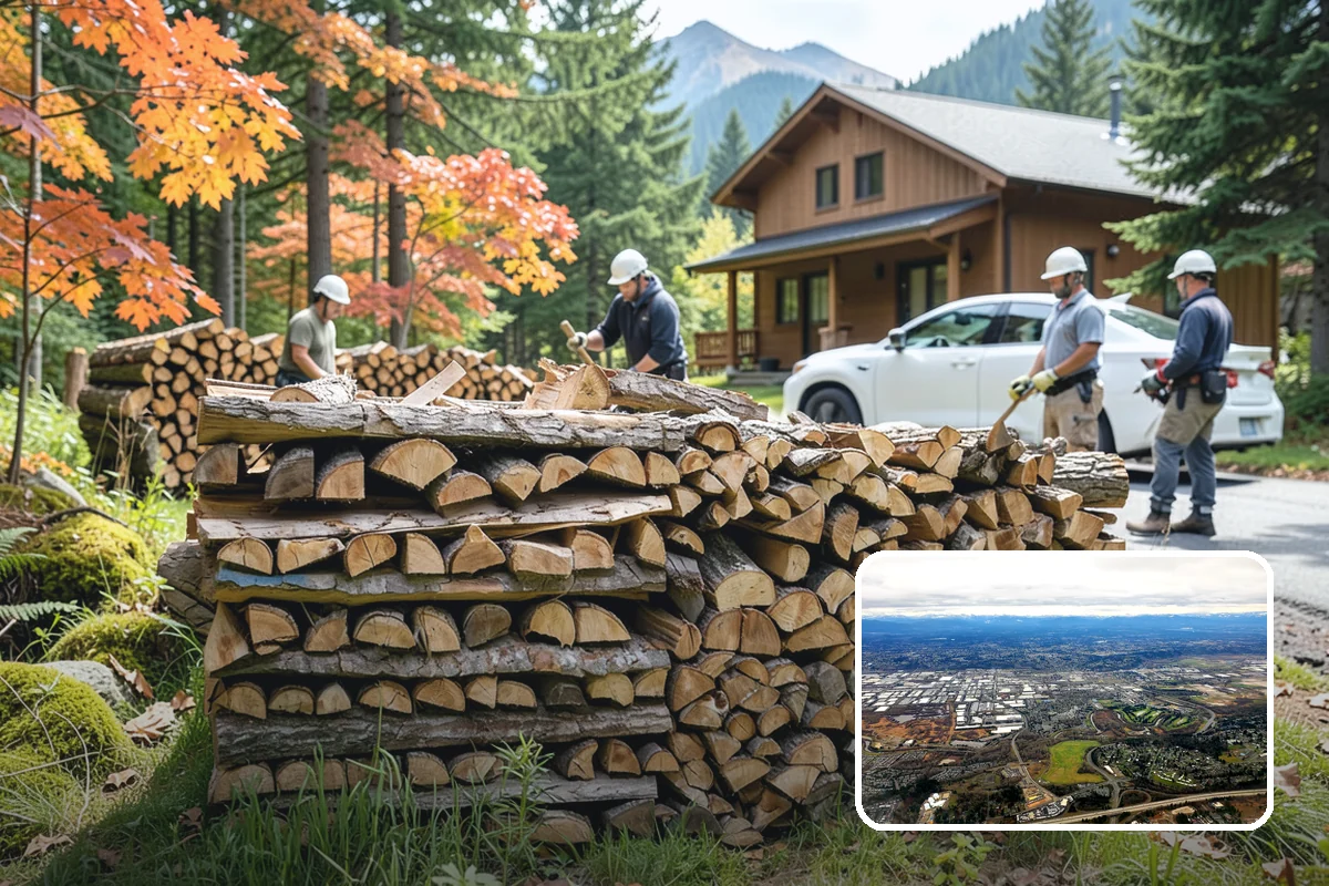 Hotel Firewood in Kent, King County, WA - Dry wood that keeps lobby and patio fires inviting