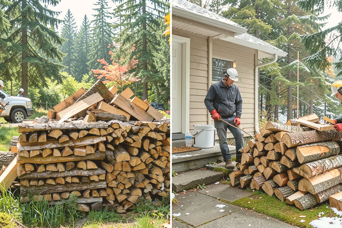 Hotel Firewood in Kirkland, King County, WA - Identify each fireplace and fire feature on-site