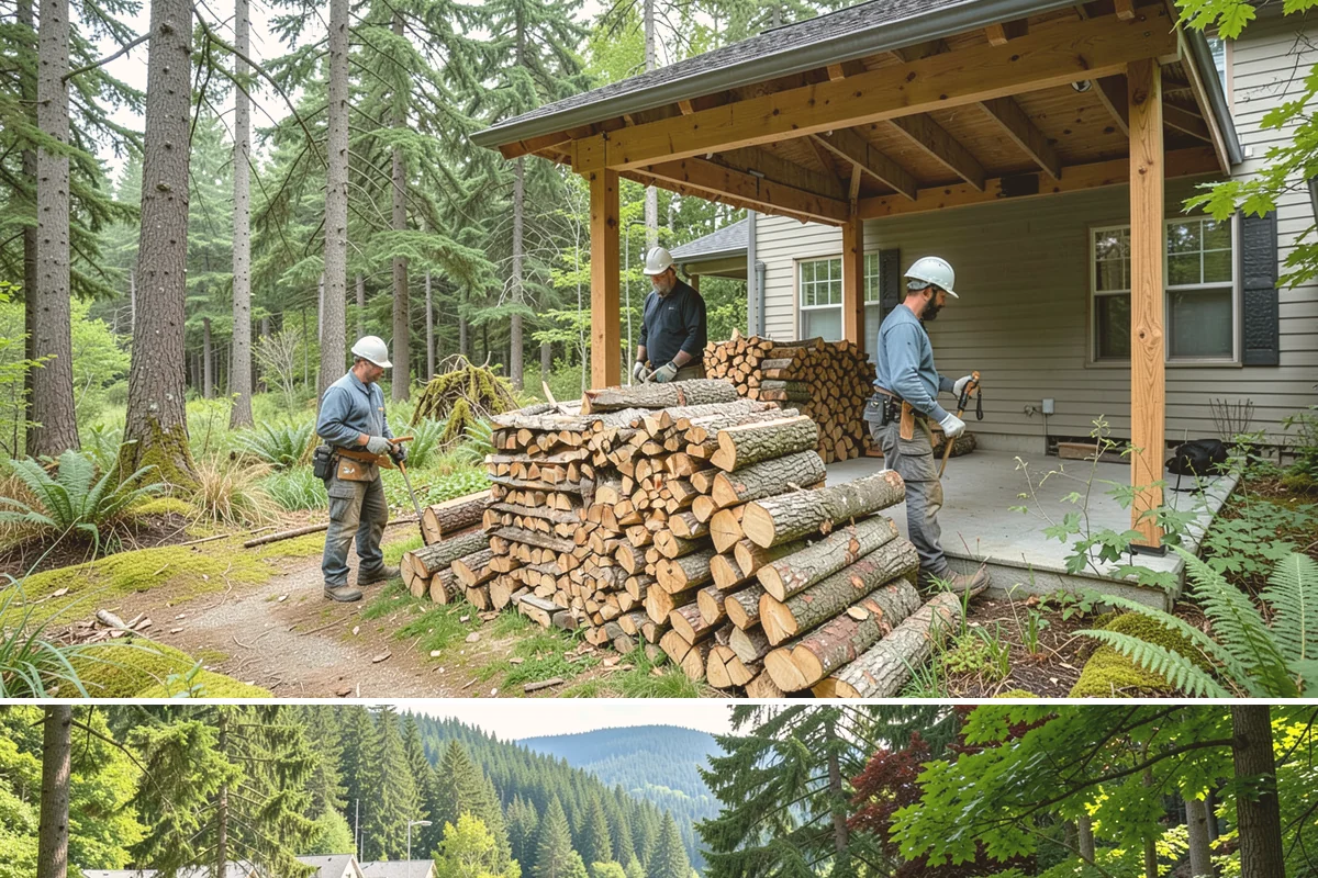 Hotel Firewood in Lake Forest Park, King County, WA - Boost supply for the fall and winter months when lobby and patio fires run daily.