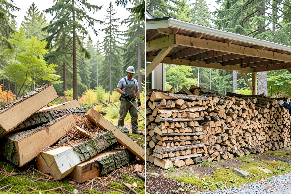 Hotel Firewood in Lyman, WA - Identify each fireplace and fire feature on-site
