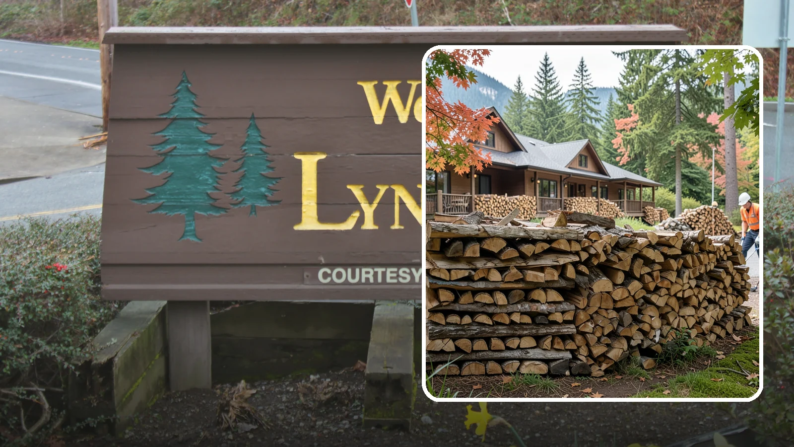 Hotel Firewood in Lynnwood, Snohomish County, WA - We keep Pacific Northwest hotels stocked with seasoned firewood for lobby fireplaces, patios, and guest fire features.