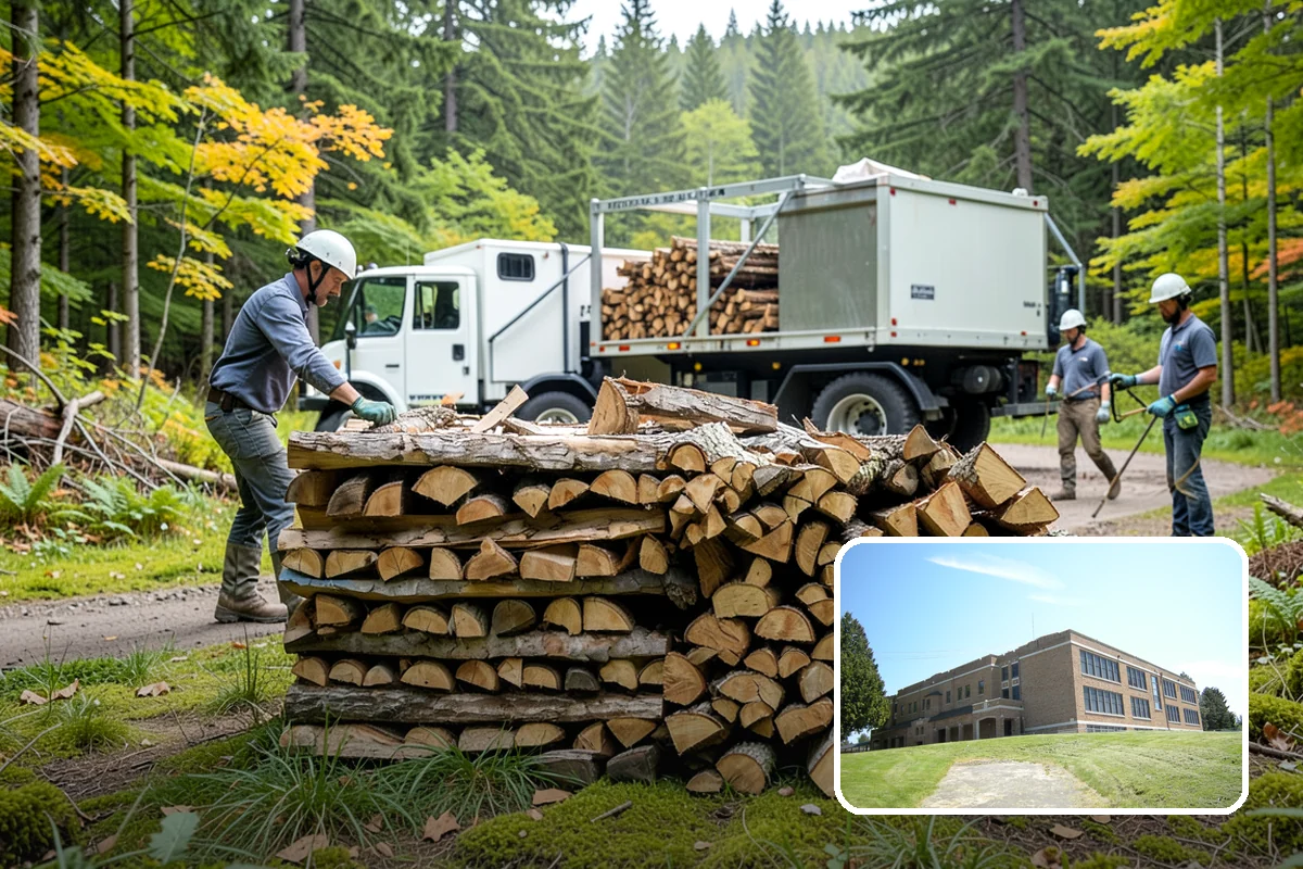 Hotel Firewood in Maple Valley, King County, WA - Dry wood that keeps lobby and patio fires inviting