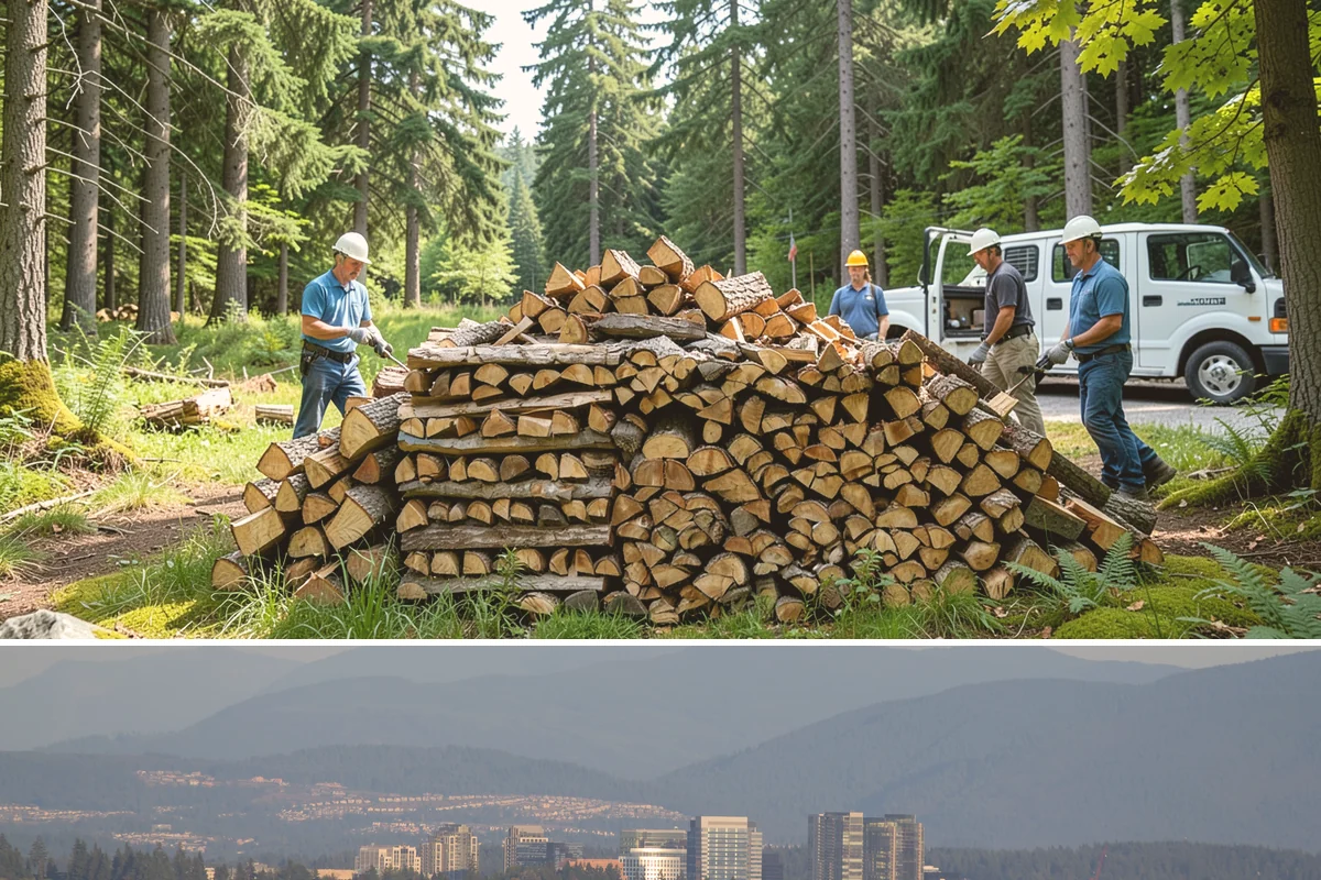 Hotel Firewood in Medina, King County, WA - Boost supply for the fall and winter months when lobby and patio fires run daily.