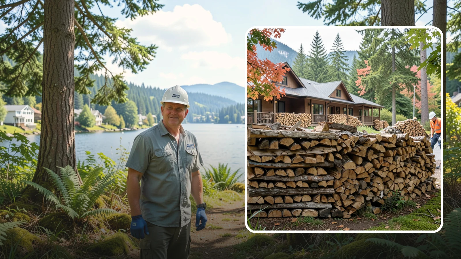 Hotel Firewood in Milton, King County, WA - We keep Pacific Northwest hotels stocked with seasoned firewood for lobby fireplaces, patios, and guest fire features.