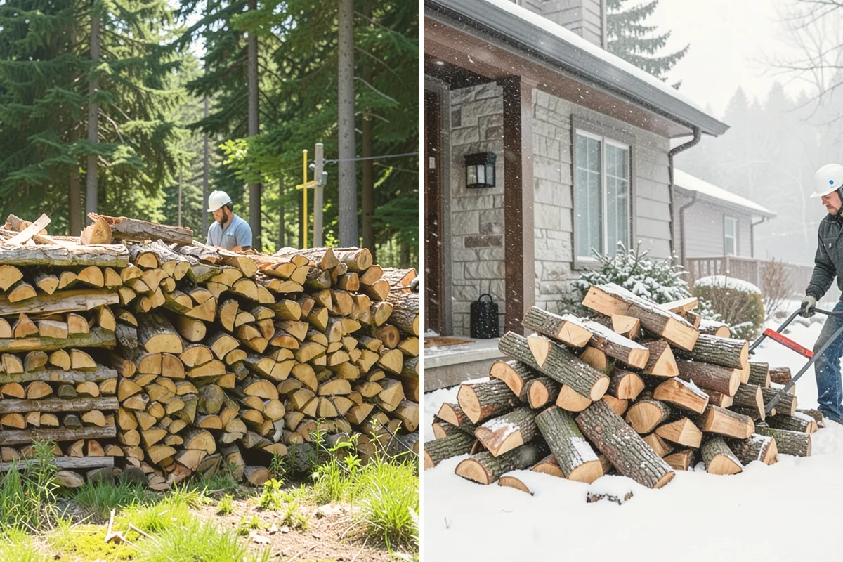Hotel Firewood in Mount Vernon, WA - Identify each fireplace and fire feature on-site