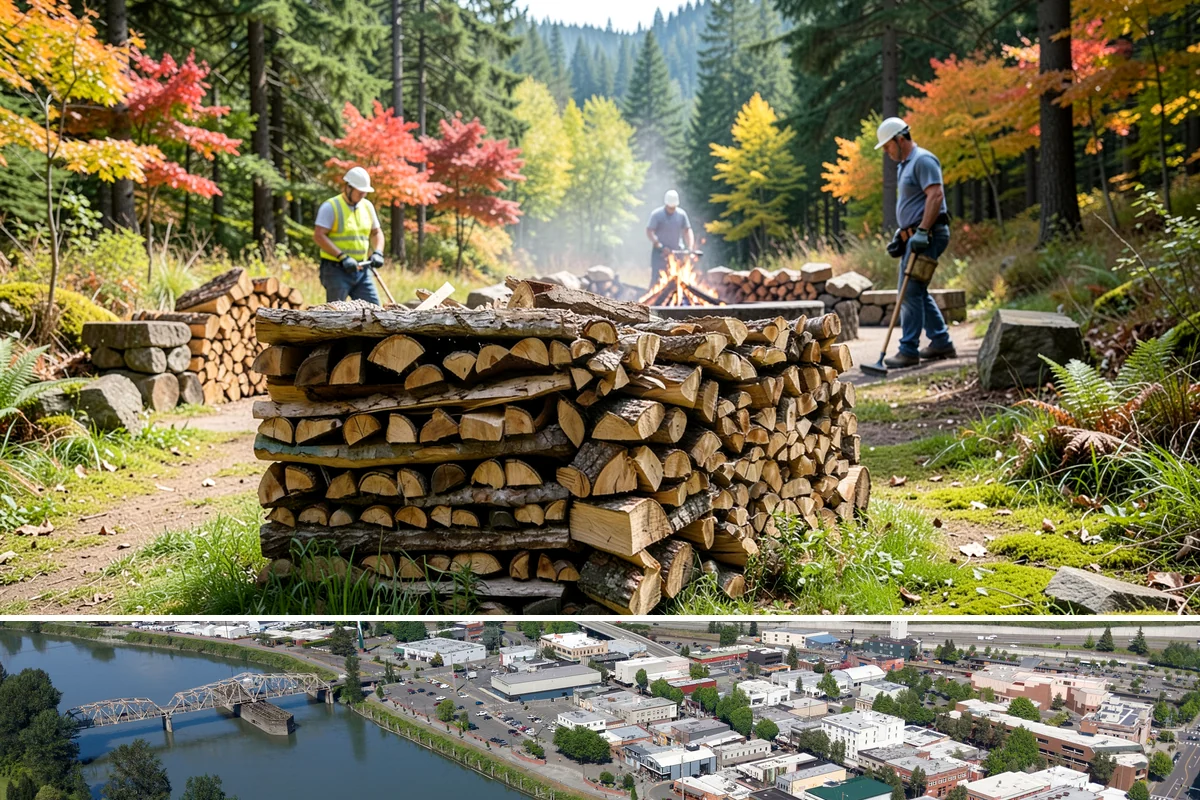 Hotel Firewood in Mount Vernon, WA - Boost supply for the fall and winter months when lobby and patio fires run daily.