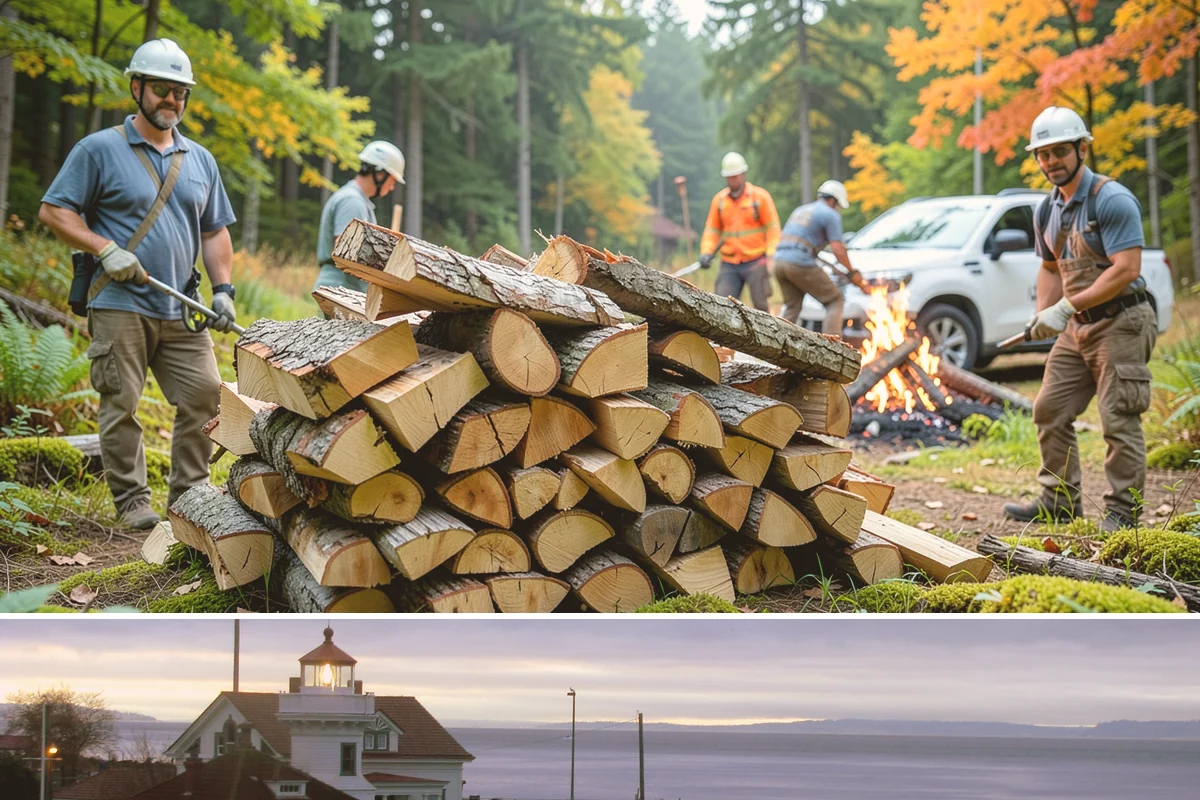 Hotel Firewood in Mukilteo, Snohomish County, WA - Boost supply for the fall and winter months when lobby and patio fires run daily.