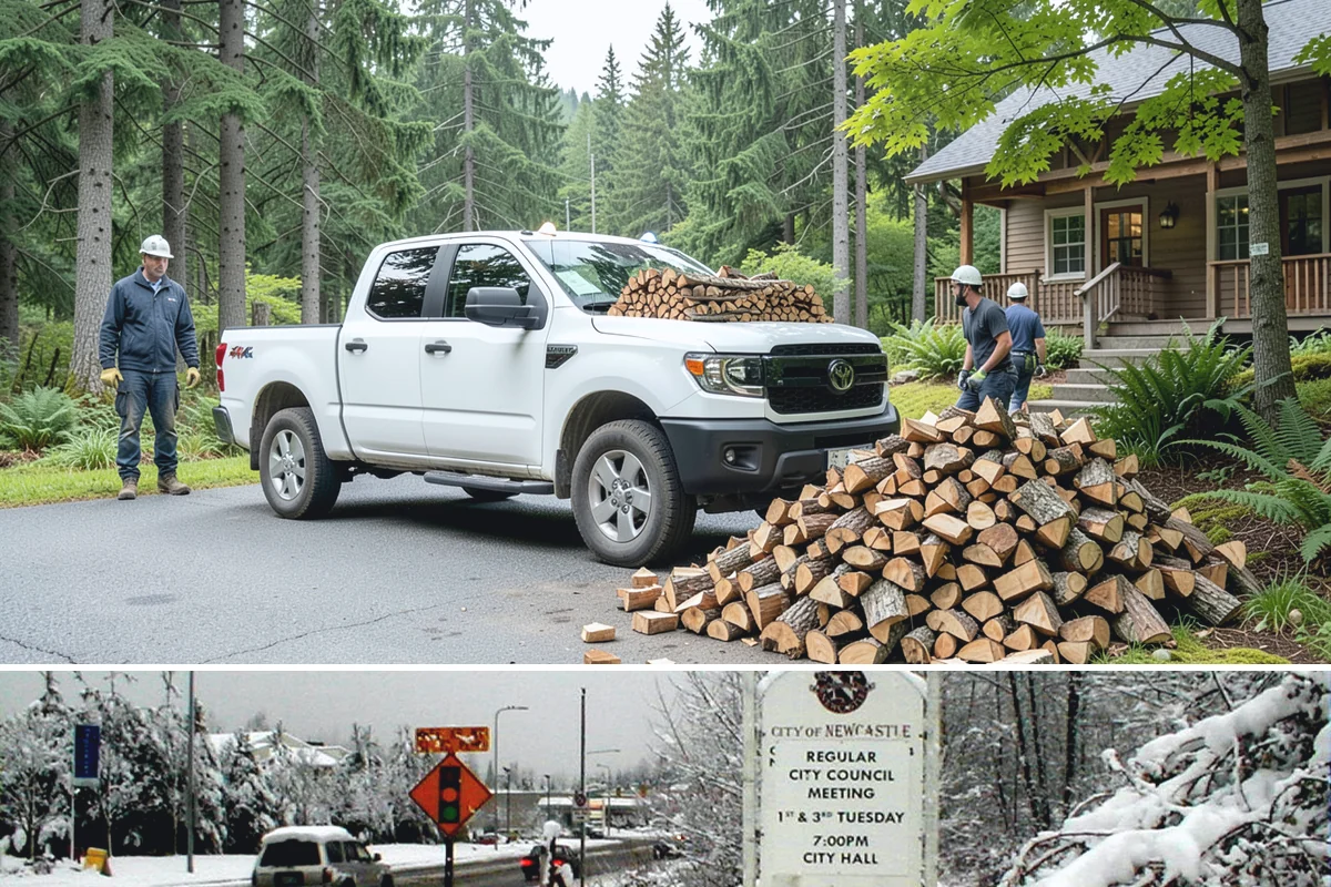Hotel Firewood in Newcastle, King County, WA - Boost supply for the fall and winter months when lobby and patio fires run daily.