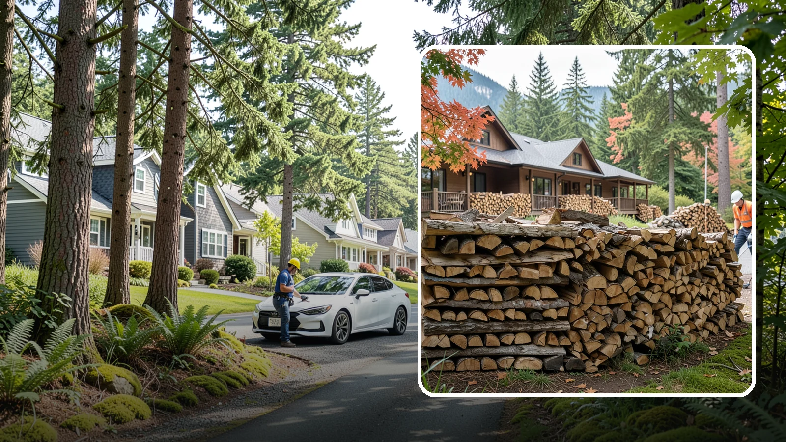 Hotel Firewood in Normandy Park, King County, WA - We keep Pacific Northwest hotels stocked with seasoned firewood for lobby fireplaces, patios, and guest fire features.