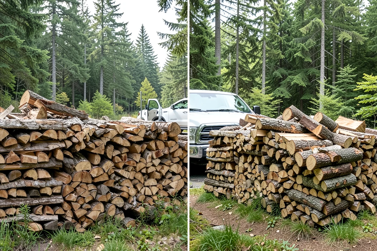 Hotel Firewood in Normandy Park, King County, WA - Identify each fireplace and fire feature on-site