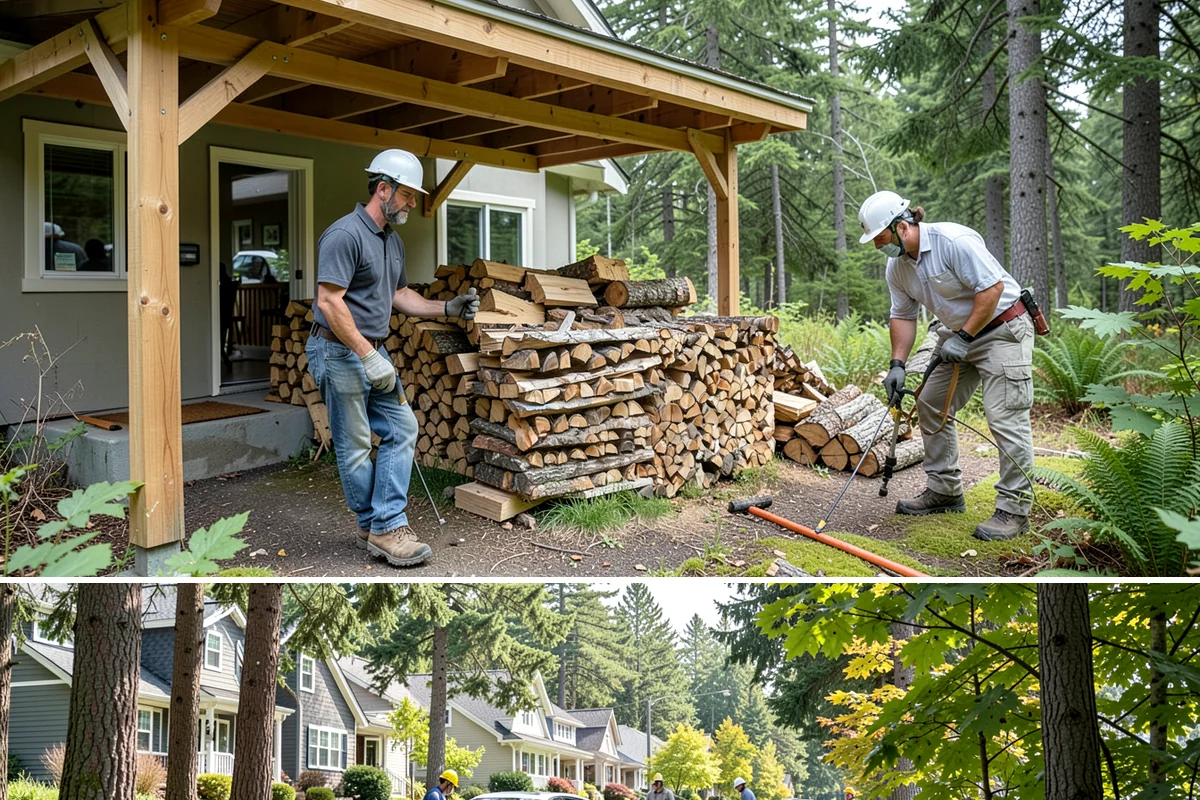 Hotel Firewood in Normandy Park, King County, WA - Boost supply for the fall and winter months when lobby and patio fires run daily.