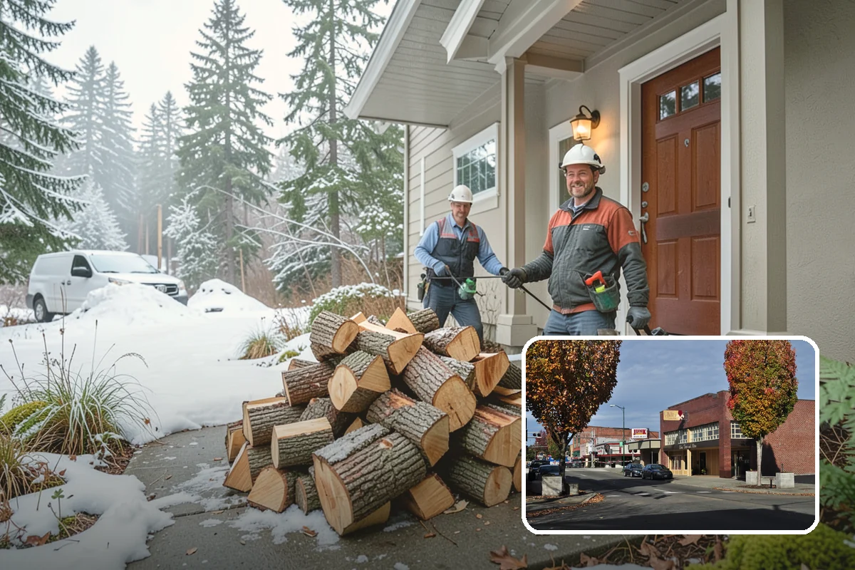 Hotel Firewood in Puyallup, Pierce County, WA - Dry wood that keeps lobby and patio fires inviting