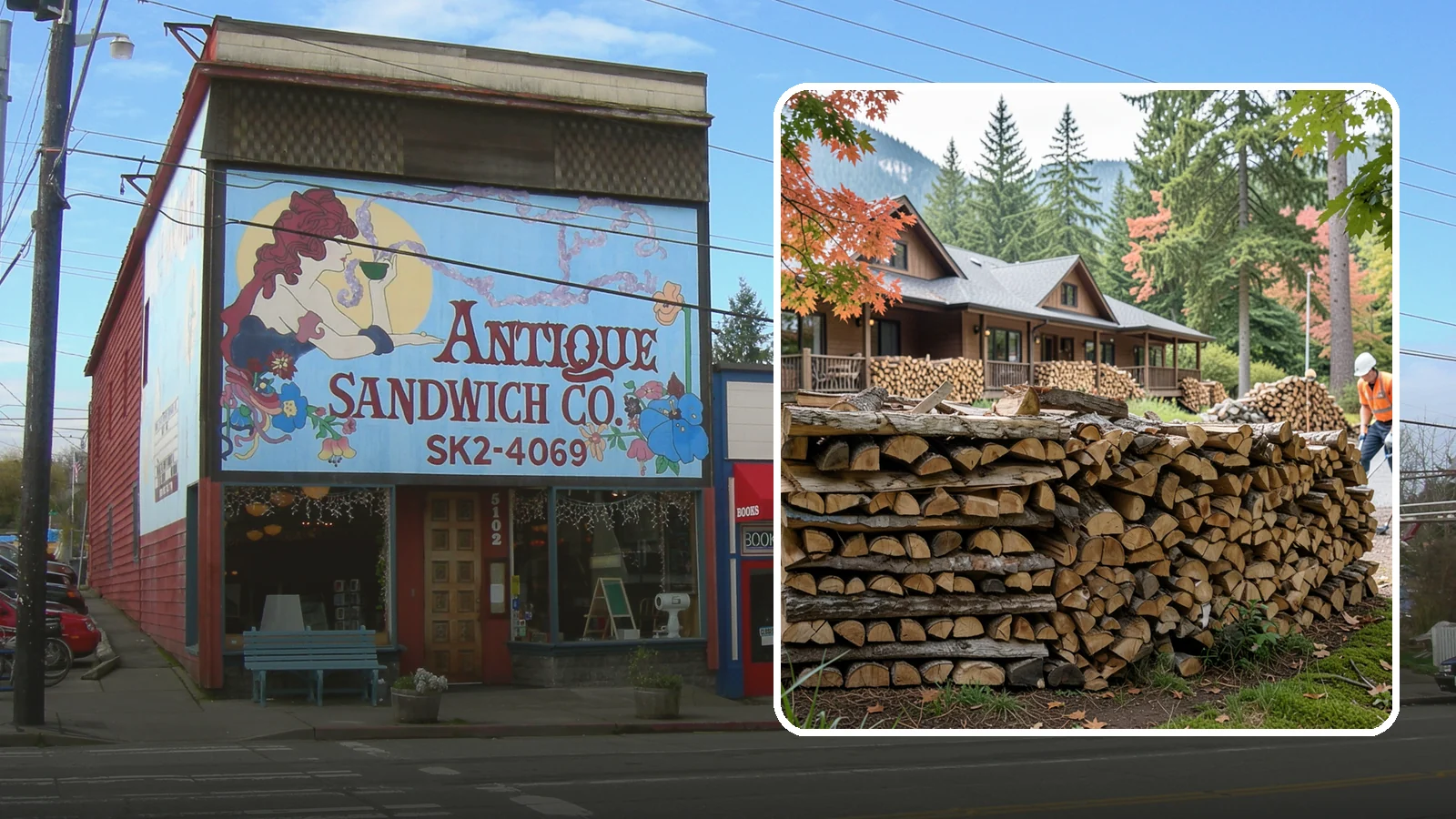 Hotel Firewood in Ruston, Pierce County, WA - We keep Pacific Northwest hotels stocked with seasoned firewood for lobby fireplaces, patios, and guest fire features.