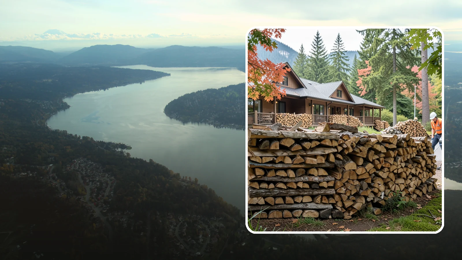 Hotel Firewood in Sammamish, King County, WA - We keep Pacific Northwest hotels stocked with seasoned firewood for lobby fireplaces, patios, and guest fire features.
